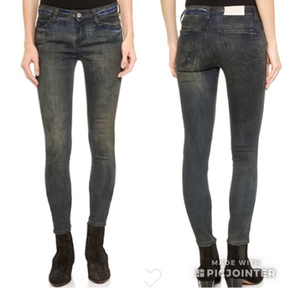 Iro Distressed Grunge Rosy Skinny Jeans